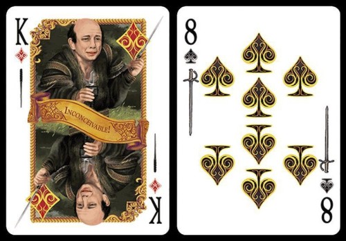 The Princess Bride playing cards