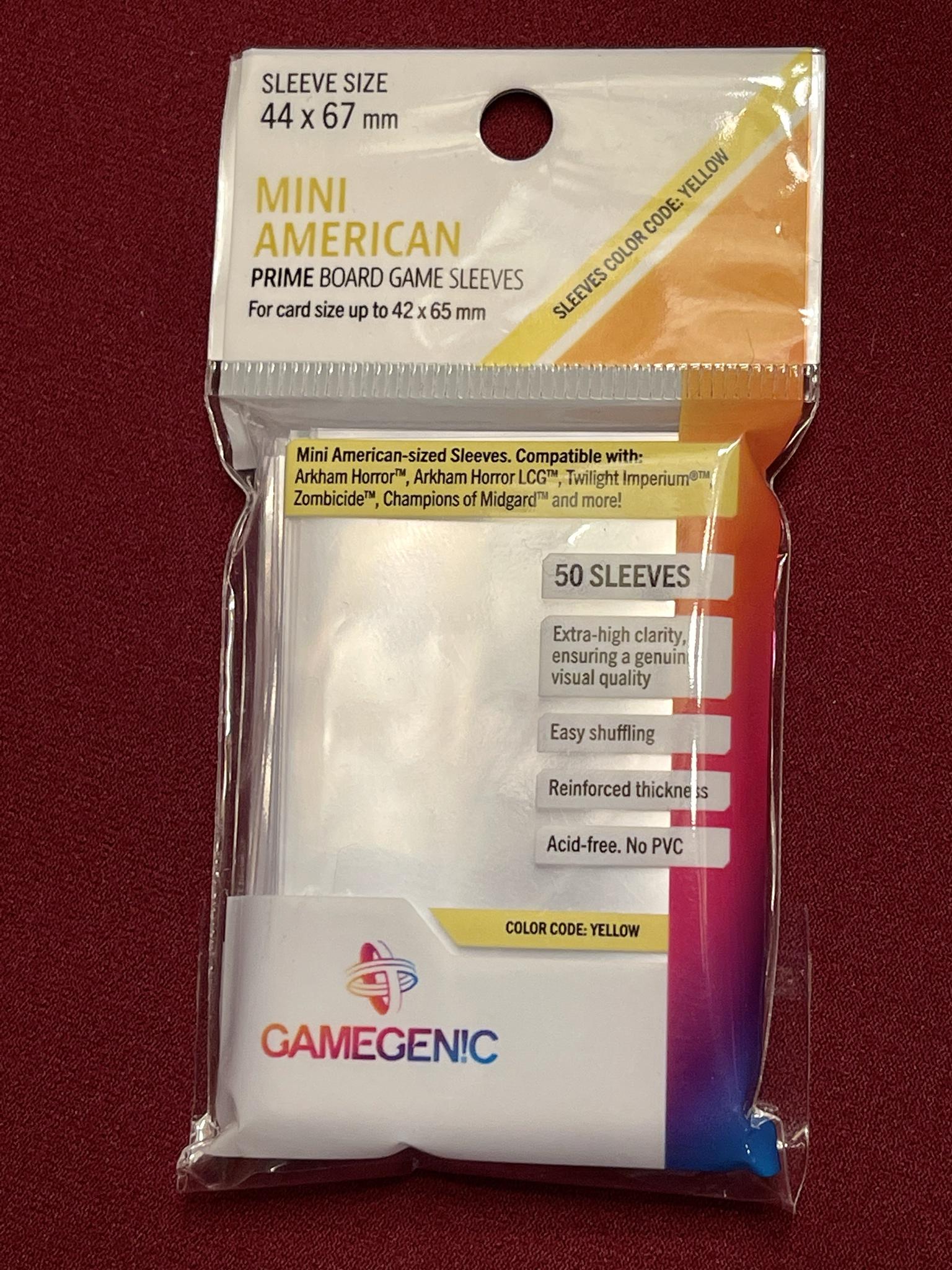 44x67 card sleeves Amazon.com: Matte Board Game Sleeves | Pack of 50 Matte Sleeves | 44 by 67  mm Card Sleeves Optimized for Mini American Card Games | Premium Card  Protection main image 0