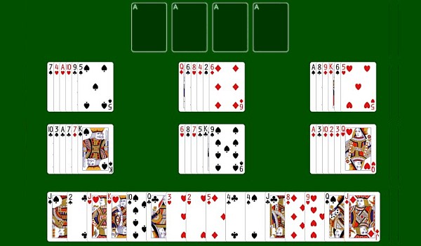 Play Thirteen Packs Solitaire