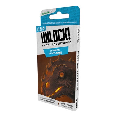 Space Cowboys | Unlock! Short 4 - Doo-Arann's Dungeon | Card Game | Ages 10+ | 1-6 Players | 30 Minutes Playing Time Space Cowboys | Unlock! Short 4 - Doo-Arann's Dungeon | Card Game | Ages 10+ | 1-6 Players | 30 Minutes Playing Time