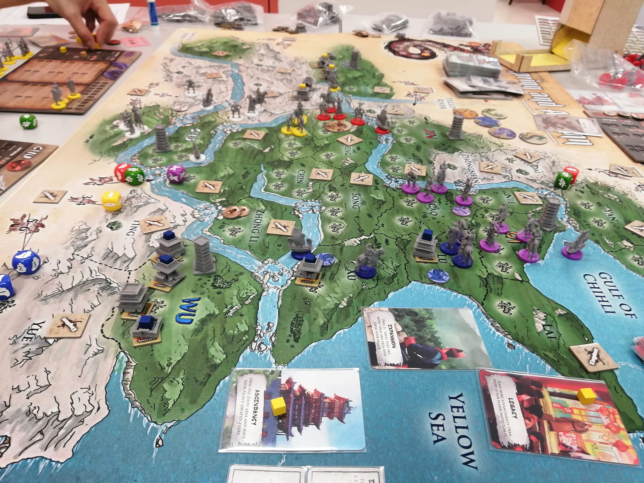 First Session 2 Players and 3 AIs | Spring and Autumn: Story of China