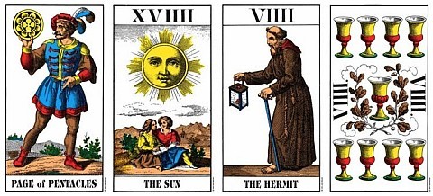 tarot playing cards