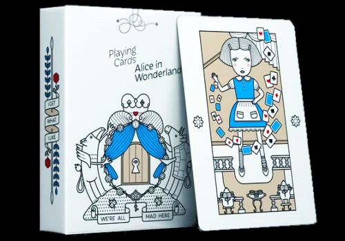 Alice in Wonderland playing cards