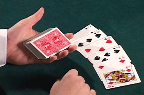 performing card magic