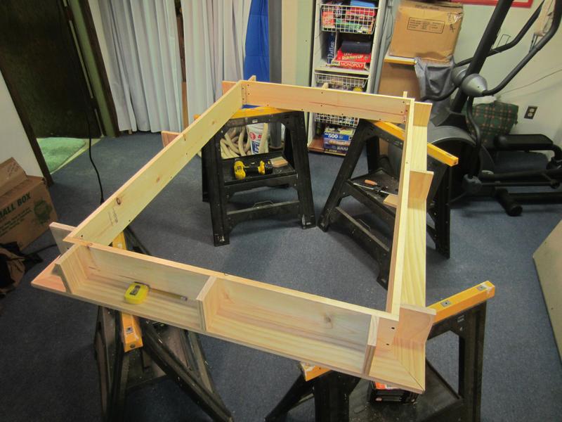 Home built gaming table