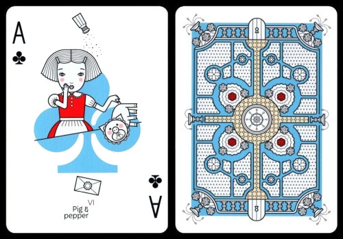 Alice in Wonderland playing cards