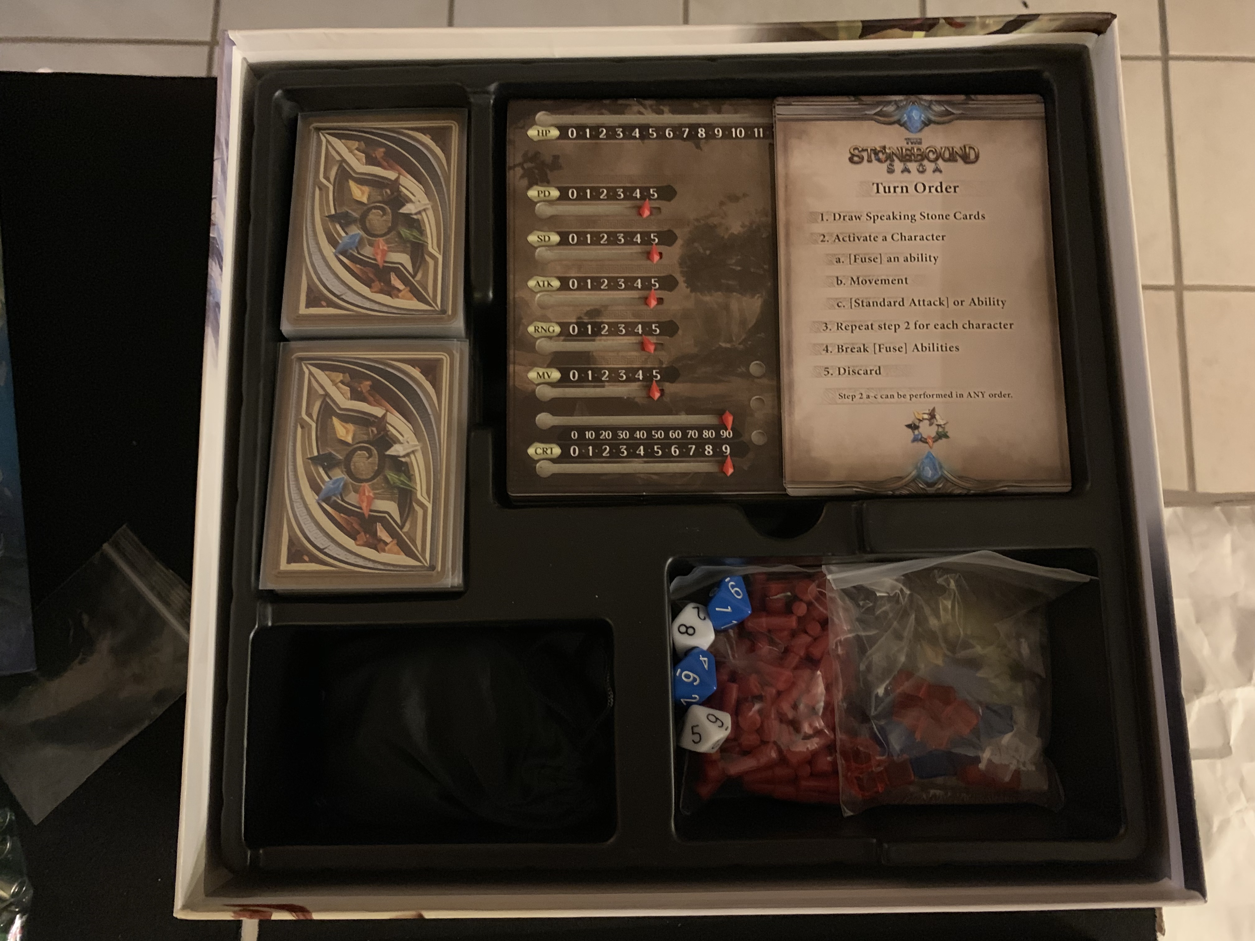 card sleeves bgg Sleeved cards used with the insert