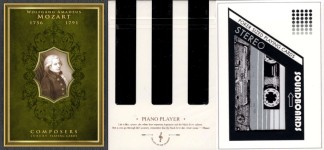 music playing cards