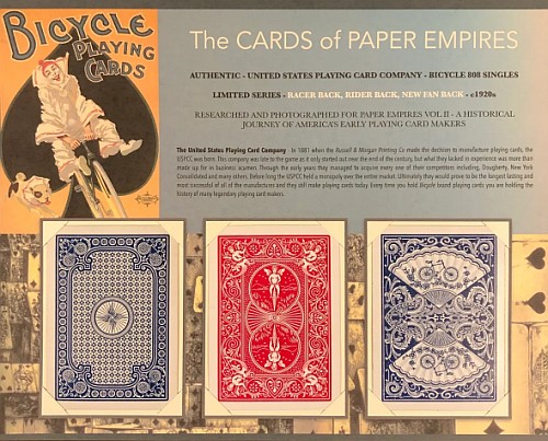 vintage bicycle playing cards
