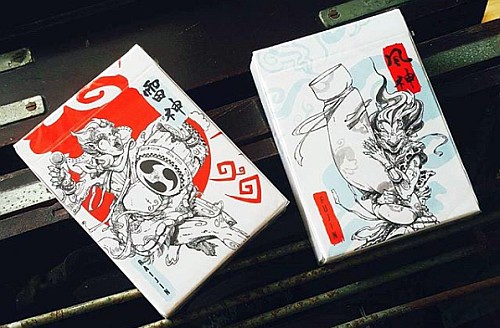 Fujin & Raijin Playing Cards