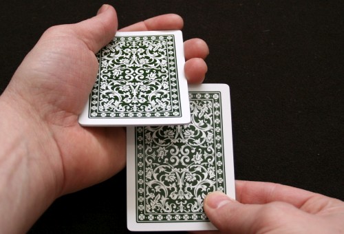 performing card magic