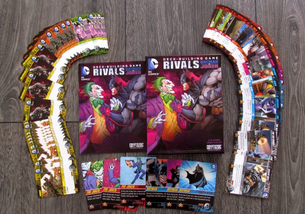 Review 425 By Deskovehry Dc Comics Deck Building Game Rivals Batman Vs The Joker Boardgamegeek