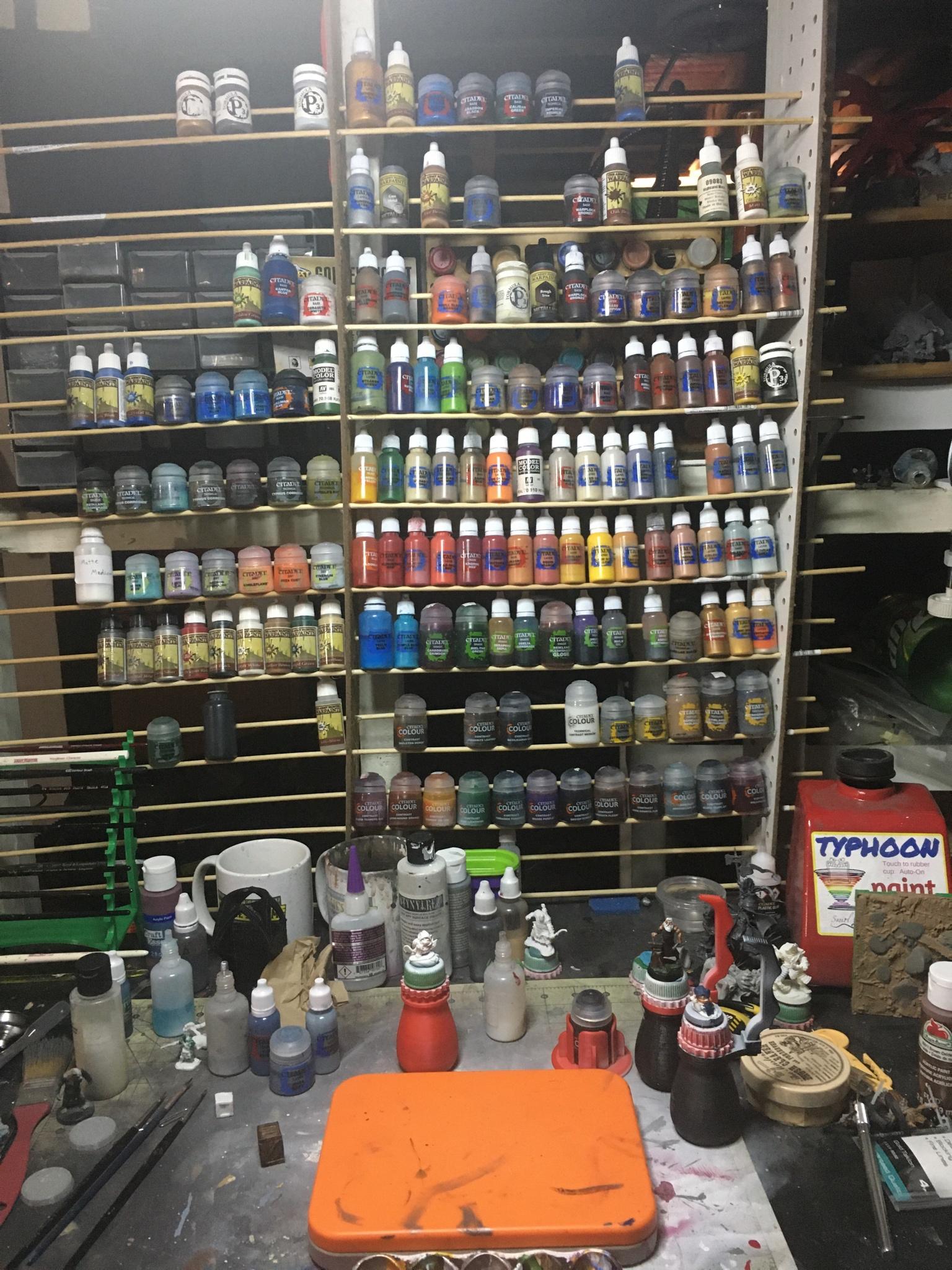 28 Pot Gw/citadel Modular Paint Rack 