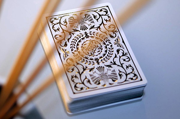 Print Beautiful Disaster Playing Cards Gold Foil Embossing