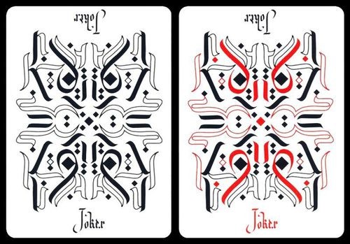 Cardistry Calligraphy Playing Cards