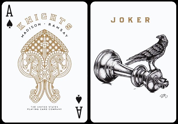 Knights Playing Cards