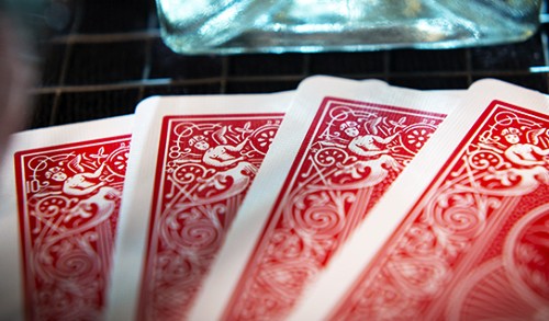 Professional MARKED Bicycle Stripper Deck – Blue, Modern Playing Cards, 75 Sold
