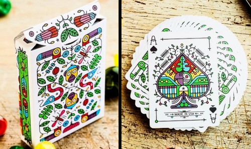 jungle playing cards