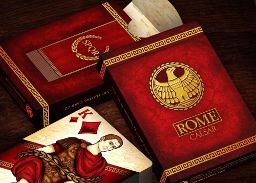 rome playing cards