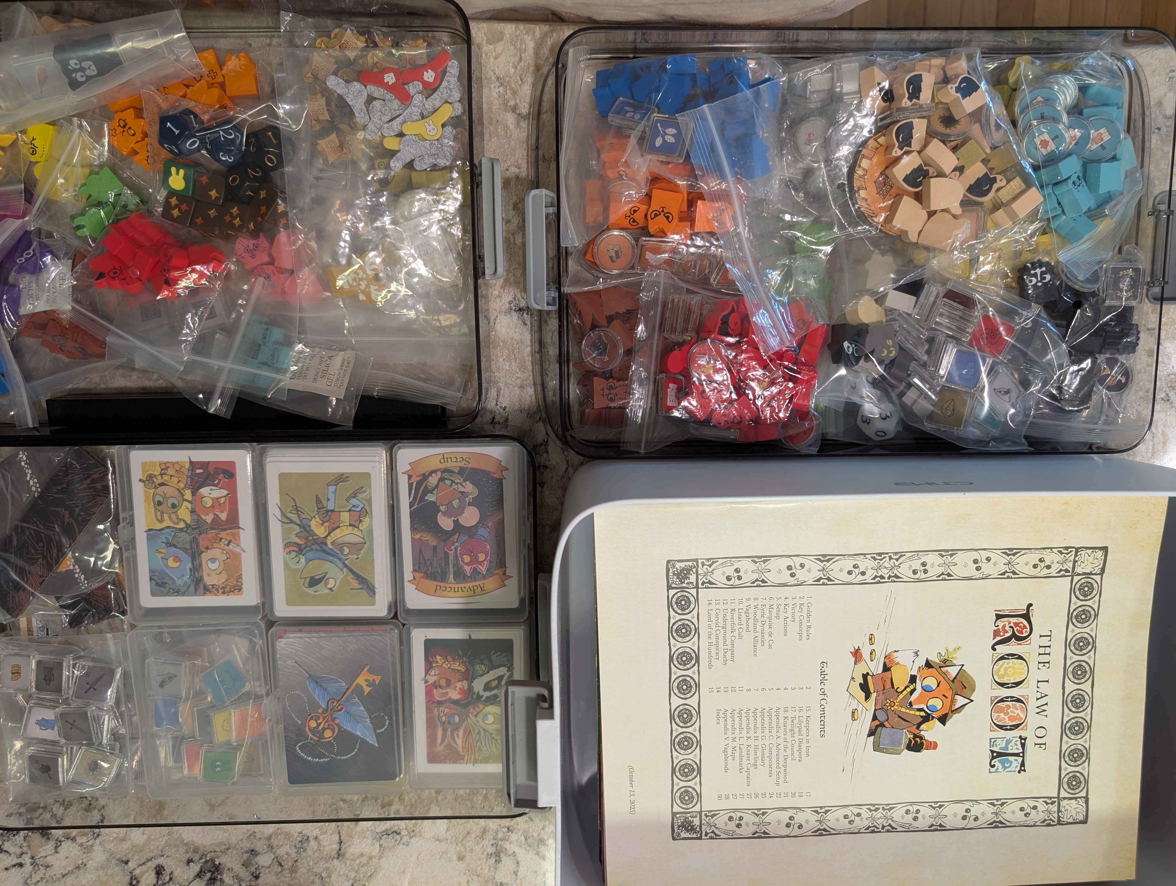 Spare empty base game box needed for storage | Root
