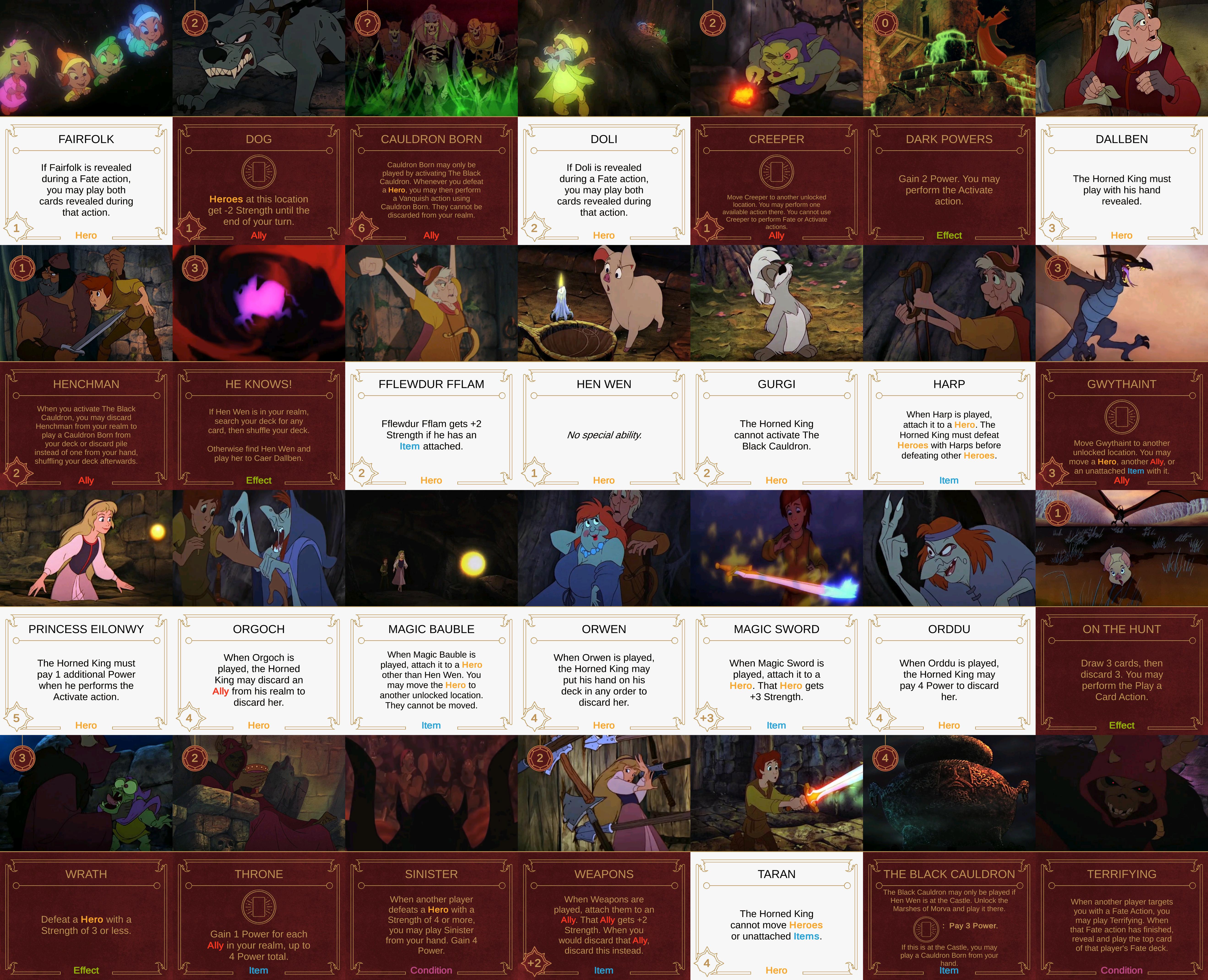 Card Generator for Disney Villainous (and some bonus files) | BoardGameGeek