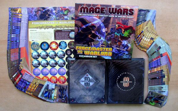 Review by Deskovehry: Mage Wars Forcemaster vs Warlord - new duel 