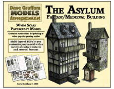 30mm Asylum medieval papercraft model now available