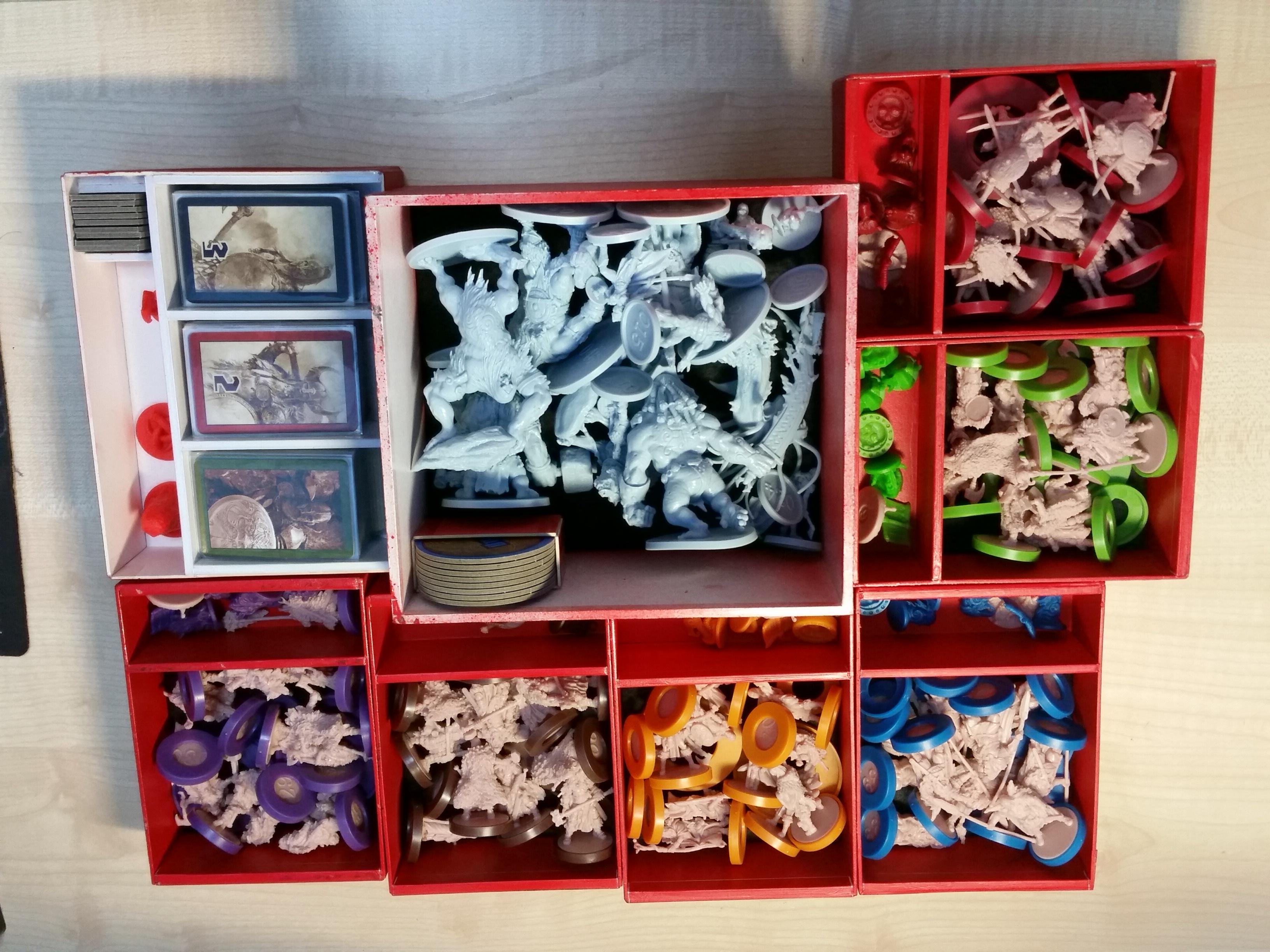Foam Core + Mounting Board Storage Solution | Blood Rage