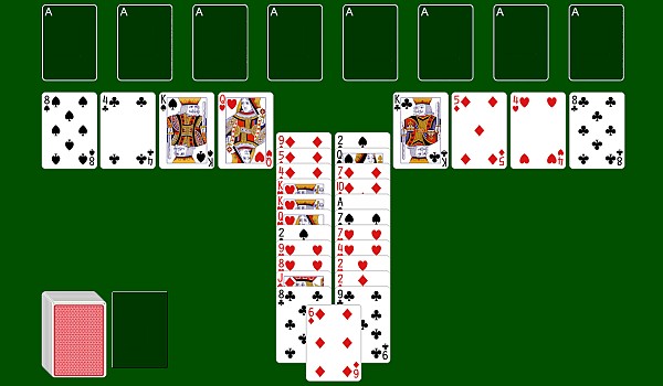 Spider Solitaire 2 Suits Game Files - Crazy Games