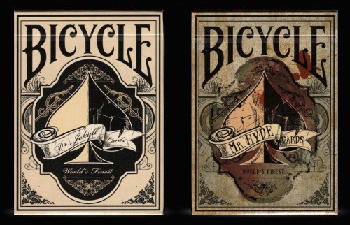 Dr Jekyll and Mr Hyde playing cards