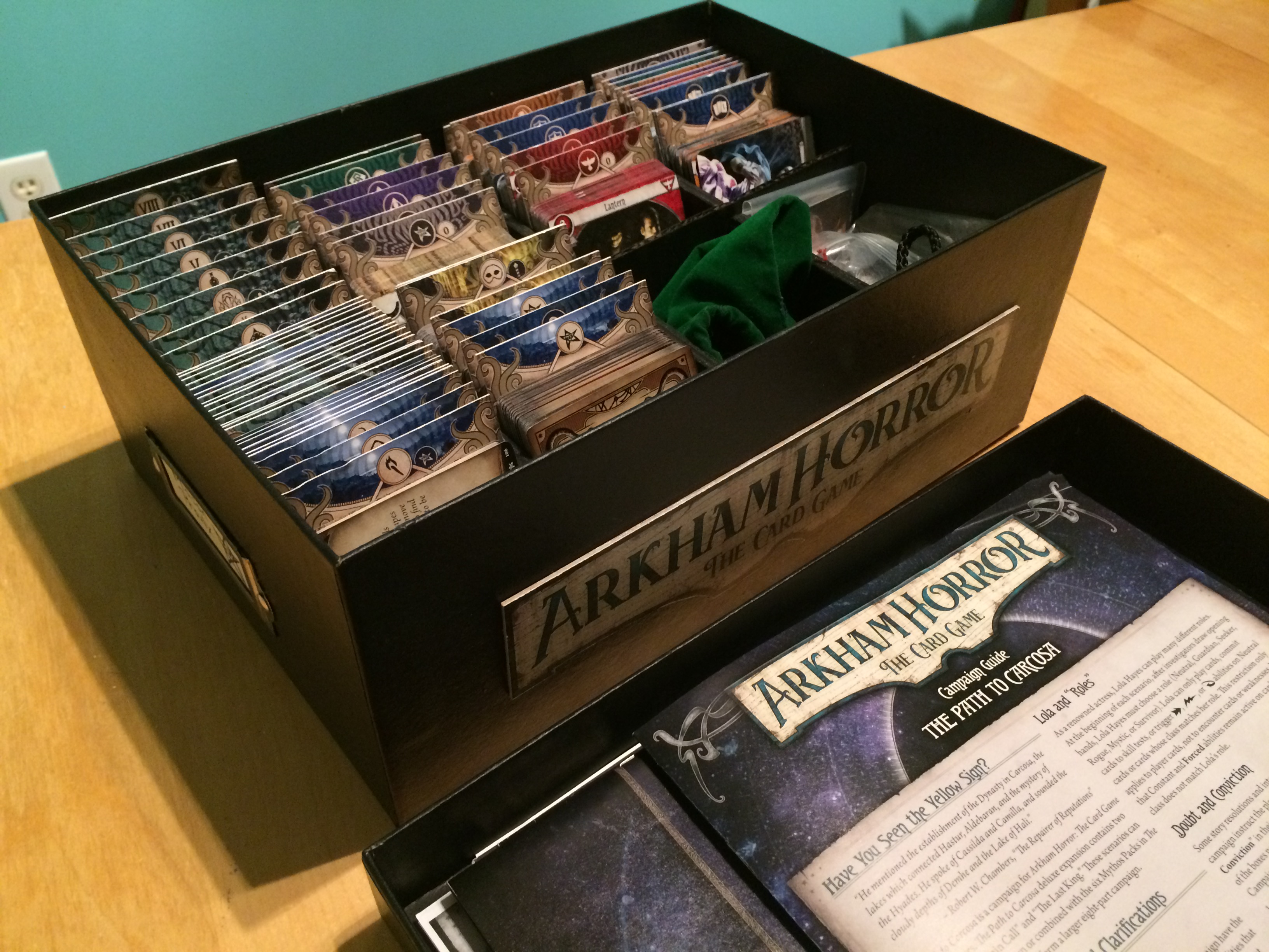 arkham horror card game storage box Arkham Horror Organizer main image 1