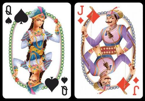 Bharata playing cards