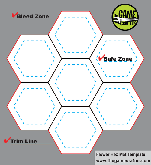 Flower Hex Game Mats Now Available At The Game Crafter The Game