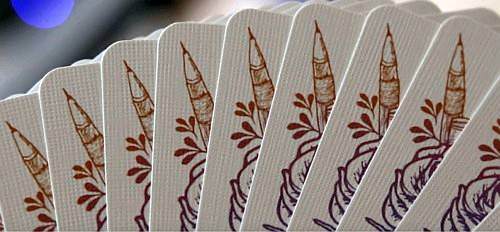 air cushioned playing cards