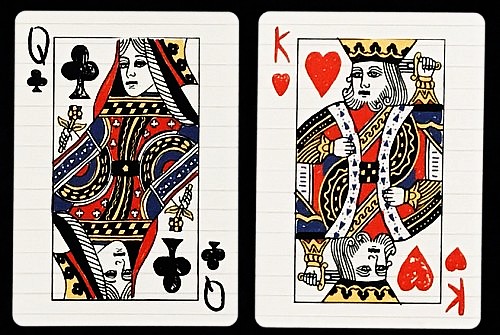 Composition playing cards