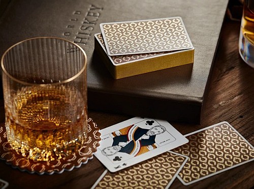 whiskey playing cards