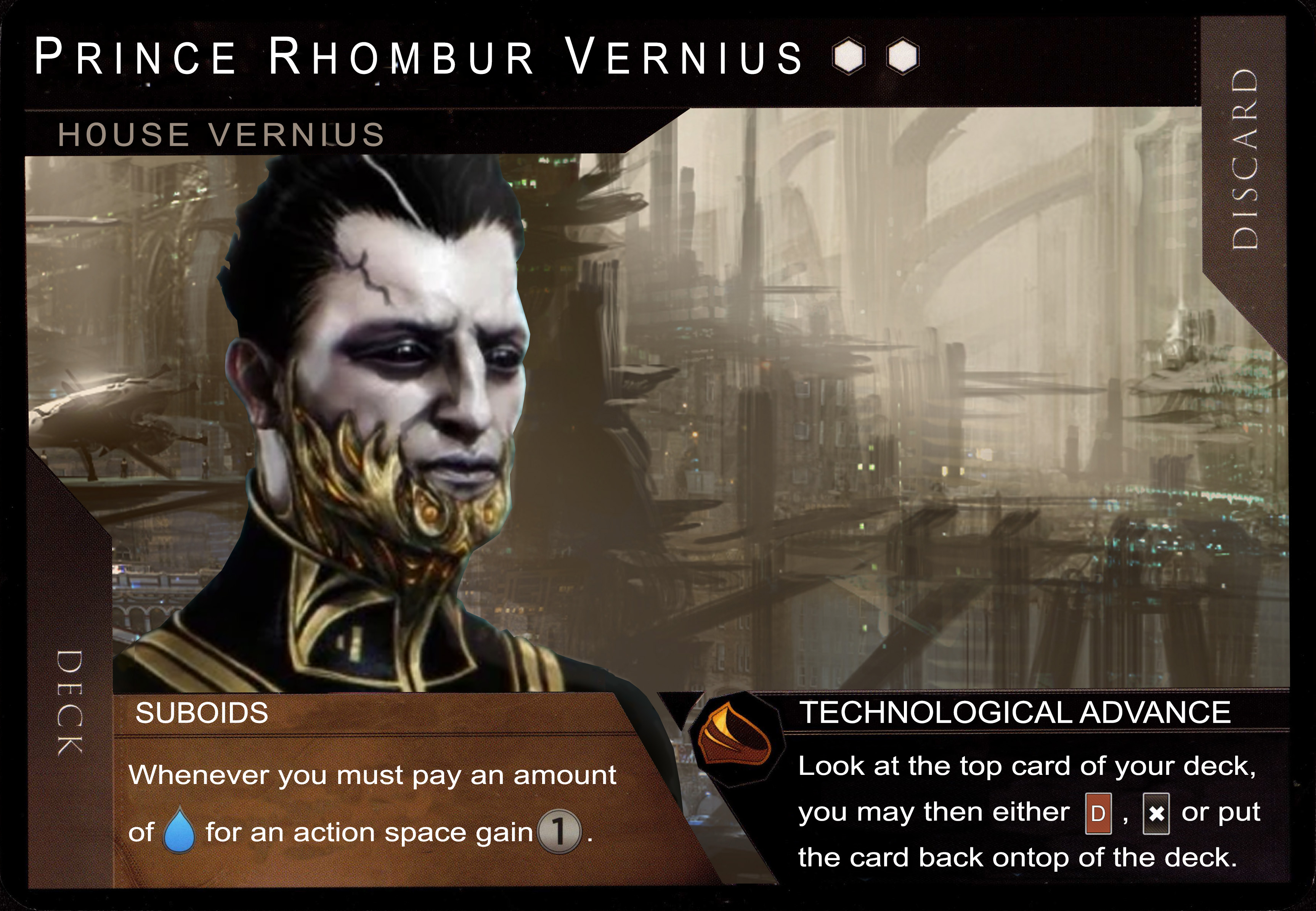 New Character Prince Rhombur Vernius Of Ix | Dune: Imperium