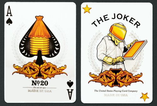Honeybee Bicycle Playing cards