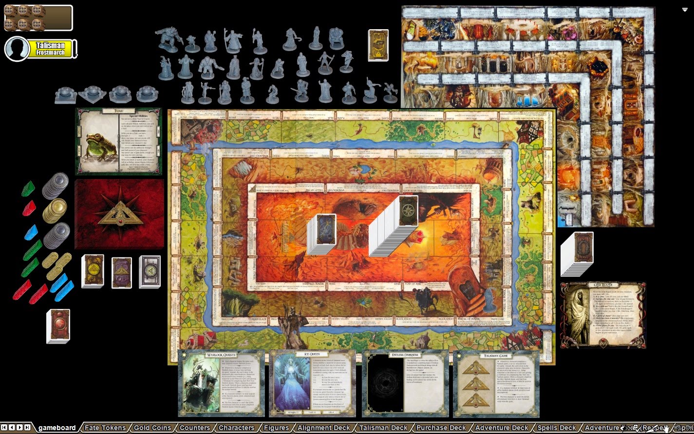 Seperating Base Game and Expansions for First Play Talisman (Revised