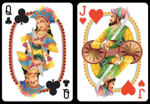 Bharata playing cards