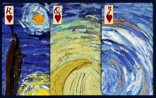 Van Gogh Starry Night Puzzle Playing Cards