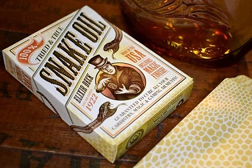 snake oil playing cards