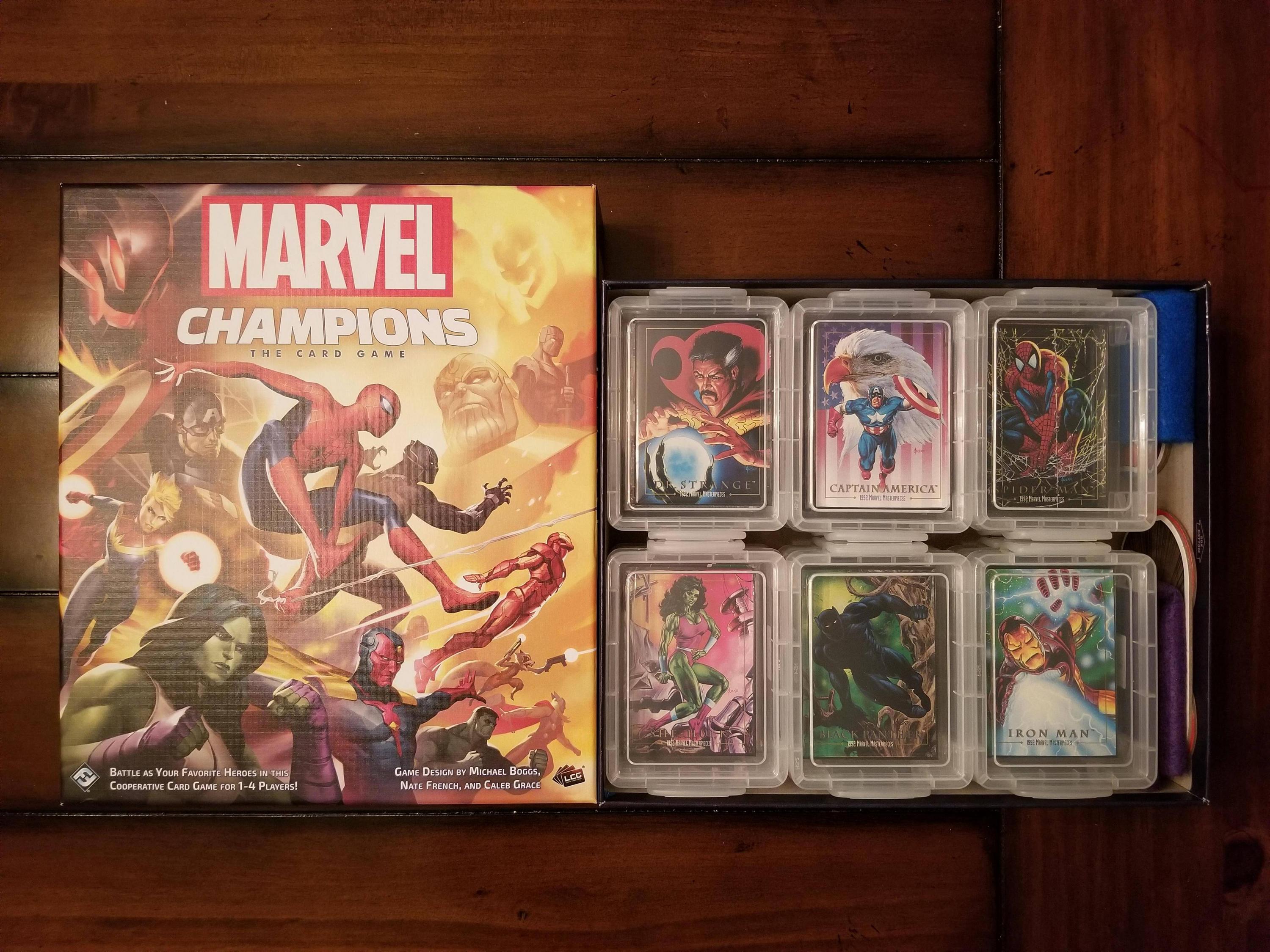 1-2 Player Token and Storage for Marvel Champions 