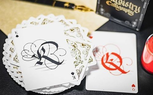 Cardistry Calligraphy Playing Cards