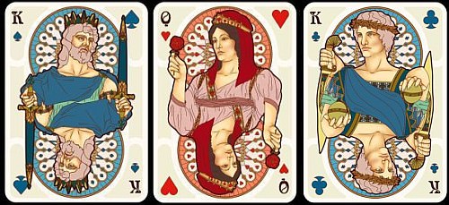 Vintage playing cards