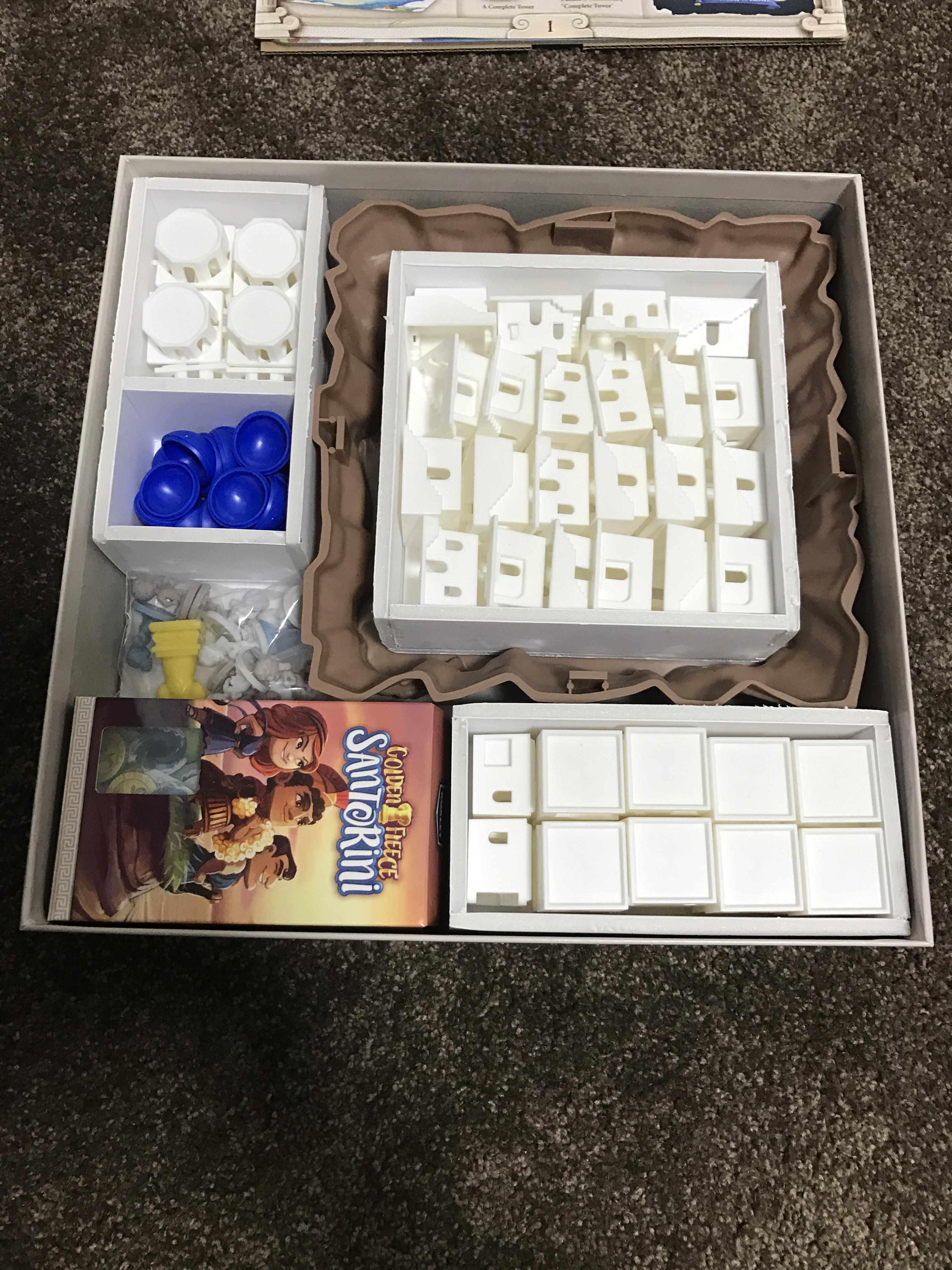 Foam core insert plan for Santorini | Santorini