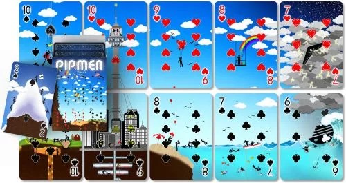 pipmen puzzle playing cards