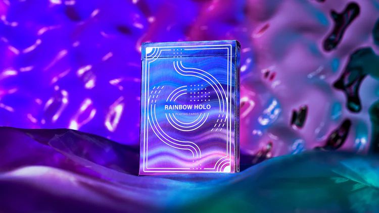 Rainbow Holo V2 Playing Cards by TCC Fashion | BoardGameGeek