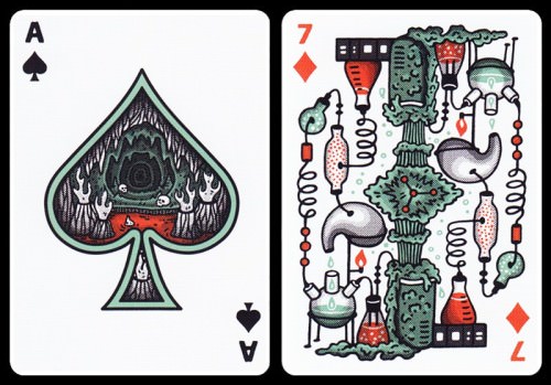 Into the Weird playing cards