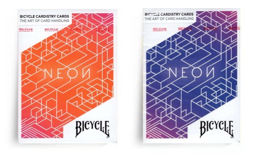 Neon Bicycle Cardistry